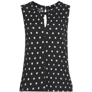 LASCANA Tanktop Schwarz/Weiß 32/34
