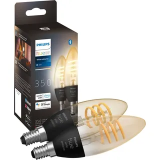 Philips LED-Lampe E14 4,4W 350 lm warm- bis kühlweiß 2 St.