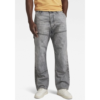 Loose-fit-Jeans G-STAR RAW "Carpenter 3D loose" Gr. 31, Länge 34, grau (faded grey neblina) Herren Jeans Loose Fit