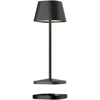 NEAPEL MICRO Design Akku-Tischlampe – kabellos, wetterfest & dimmbar schwarz