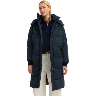 bugatti Damen Steppmantel 860613-81232 | Regular Fit besonderes Steppbild abtrennbarer Kapuze warm trotzdem leicht - 36