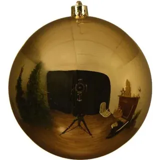 buttinette Christbaumkugel, gold, 20 cm Ø