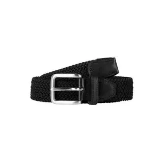 JACK & JONES Stretchgürtel Materialmix schwarz 105