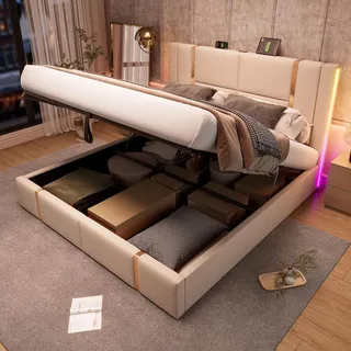 Flieks 160 x 200 cm Beige
