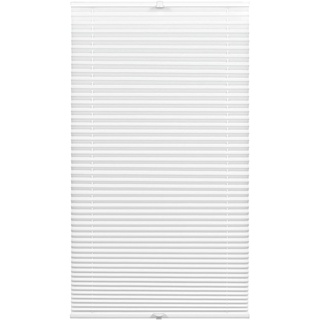 GARDINIA Plissee Concept Tageslicht, Blickdicht, Faltrollo, Lichtdurchlässig, Verstellbar, Einfach in der Breite kürzbar, Weiß, 100 x 130 cm