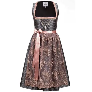 Edelnice Midi Dirndl grau 34