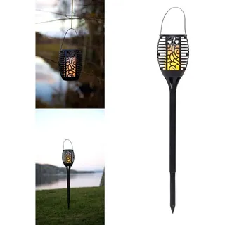 Star Trading Solarleuchte Kunststoff 9,5x42 cm 1 LED schwarz