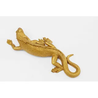 KARE DESIGN Wandobjekt Lizard 11,2 x 30,5 cm Polyresin Gold