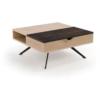 Akante Couchtisch Dakota Holz Braun Eiche