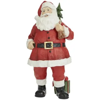 HOME STORY Figur Weihnachtsmann   , Polyresin (Kunstharz) , Maße (cm): B: 15,9 H: 31,8 T: 15.9