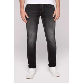 Regular-fit-Jeans CAMP DAVID Gr. 31, Länge 34, schwarz Herren Jeans Regular Fit mit Bleaching-Effekten