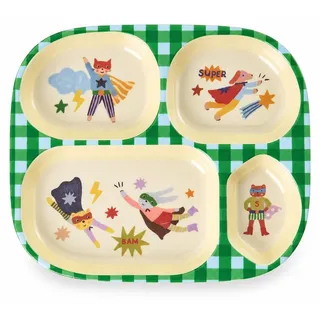 Rice Kinderteller 24 cm Grün 4er Set