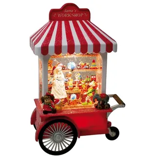 Musicboxworld Spieluhr Spieluhr - Schneekugel aus der Werkstatt des Weihnachtsmanns