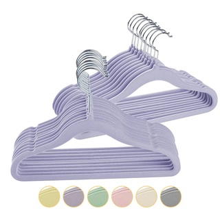 Homewit Kleiderbügel 10-100 Stück Samt Kinder Kleiderbügel Anti-Rutsch Babykleiderbügel, (Set, 10-tlg), W29,5cm * H20,5cm * D0,6cm, Ideal für Baby, Kindern