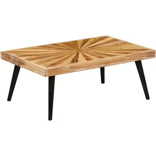 vidaXL Couchtisch Beistelltisch Sofatisch Kaffeetisch Tisch Teetisch Wohnzimmertisch Holztisch Wohnzimmer Massivholz Mango 90x55x36cm