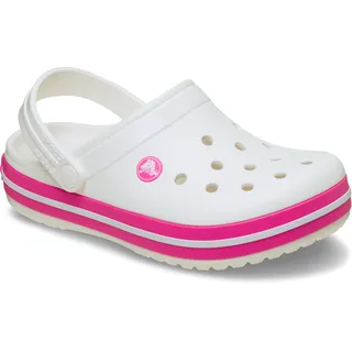 Crocs Toddler Crocband Clog White / Pink Crush 25 - 26