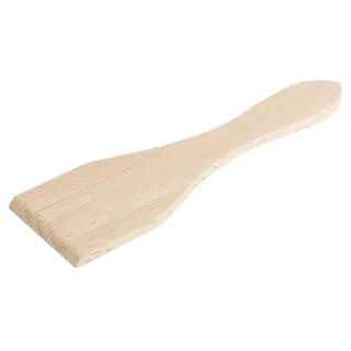 Raclette Holzspatel Set, 8 Stück Racletteschieber aus Buchenholz, 13 cm x 4 cm, Naturbelassen, Raclette Schaber für Käse, Fleisch und Gemüse