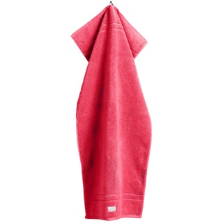GANT Handtuch, Organic Premium Towel - Frottee Rot 50x100cm