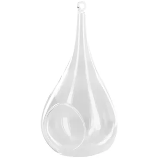 Gazechimp Transparent Kegelglas Wand Hängen Glas Vase Für Pflanzen Blumen Wohnzimmer Wand Dekor