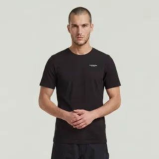 G-Star Slim Base Kurzarm-T-Shirt Dk Black M