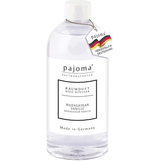 pajoma® Raumduft Nachfüllflasche 500 ml, Madagaskar Vanille | Nachfüller für Lufterfrischer | intensiver und hochwertiger Duft in Premium Qualität