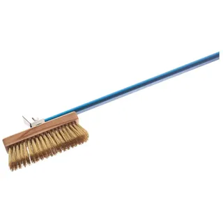 Saro Bürste B 200 x T 66 mm Messing blau