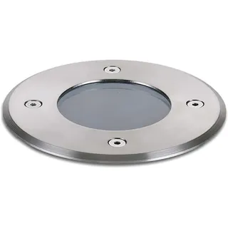 ISOLED Bodeneinbaustrahler silber 12,0 cm exkl. Leuchtmittel IP67