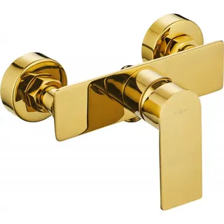 Mexen Alfa Duscharmatur Thermostat für 1 Verbraucher Gold 745740-50