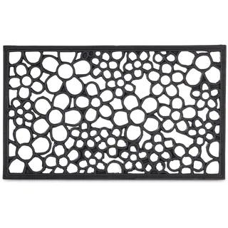 Relaxdays Fußmatte 75 x 45 cm Schwarz