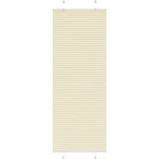 Plissee Creme 80x200 Cm Stoffbreite 79,4 Cm Polyester
