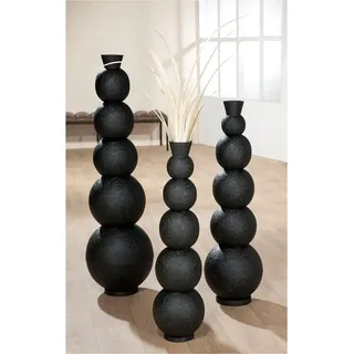 Casablanca by Gilde Gilde, Vase, Rotonda, Schwarz H: 76 cm (1 x)