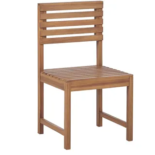 Beliani TREIA Gartenstuhl 50 x 50 x 92 cm braun