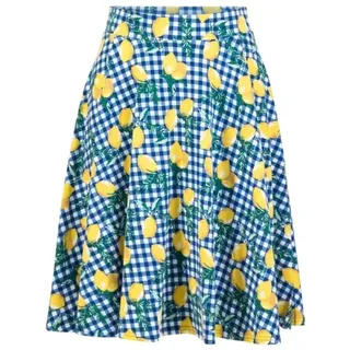 Blutsgeschwister Tellerrock Fullmoon Circle - rosemarine L