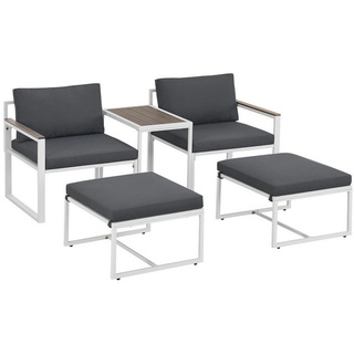 Juskys Festnight Balkon Lounge Sofa Set Bari