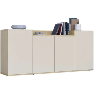 OTTO home BOLSENA 160 x 71,2 x 35 cm kaschmir / Eiche chopin matt
