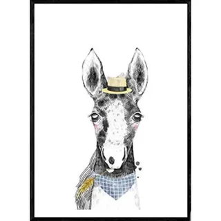 POSTER Baby-Pferd – Kinder A3 Rahmenlos