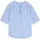 Bluse mit Muster Blau S