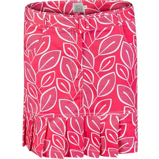 girls golf Skort Red Leaves, rot