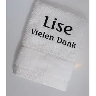 Generisch Personalisierter Kinderhandtuch 30x50 cm mit Name & Motiv – Handtuch für Kindergarten & Kita – Geschenk für Jungen & Mädchen (Weiß)