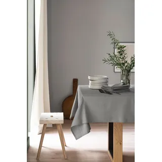 Schöner Wohnen Tischdecke Base 140 x 170 cm Grau