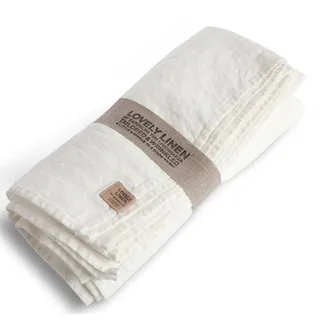 Lovely Linen Tischdecke Lovely Tischdecke Leinen off-white 145 x 250 cm, LOVELY 145X250 OFF-WHITE L37,5xB20XH7CM bunt|weiß