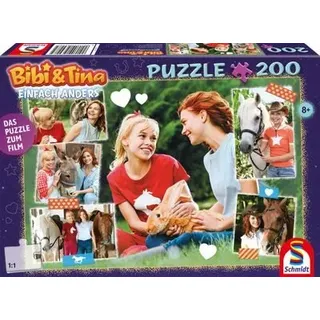 SCHMIDT 56428 Puzzle Bibi&Tina 5, Tierisch Freunde 200 Teile