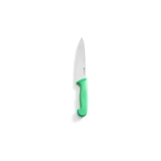 HENDI Profi Küchenmesser Kochmesser, PP Griff grün 842614 , 1 Messer, Klingenlänge: 18 cm