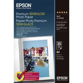 Epson Premium Semigloss A4 seidenmatt 251 g/m2 20 Blatt