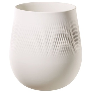 Villeroy & Boch Vase Carré groß Manufacture Collier blanc Vasen