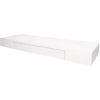 berlinlodge Wandregal 80 x 25 x 8 cm Weiß