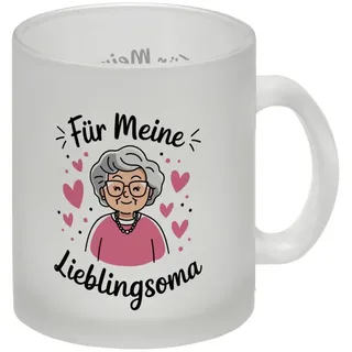 speecheese Tasse Für meine Lieblingsoma Glas Tasse
