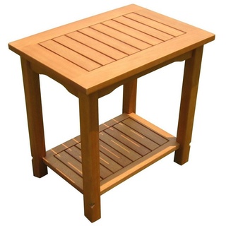 GartenHero Beistelltisch »Beistelltisch Gartentisch Holztisch Grilltisch Klapptisch Balkon Tisch Garten« braun