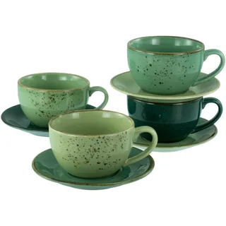 CreaTable 22882 Cappuccino Set, Steinzeug