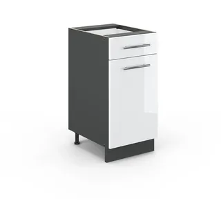 Vicco Schubladenschrank Fame-Line 40 x 51,6 x 82 cm Weiß